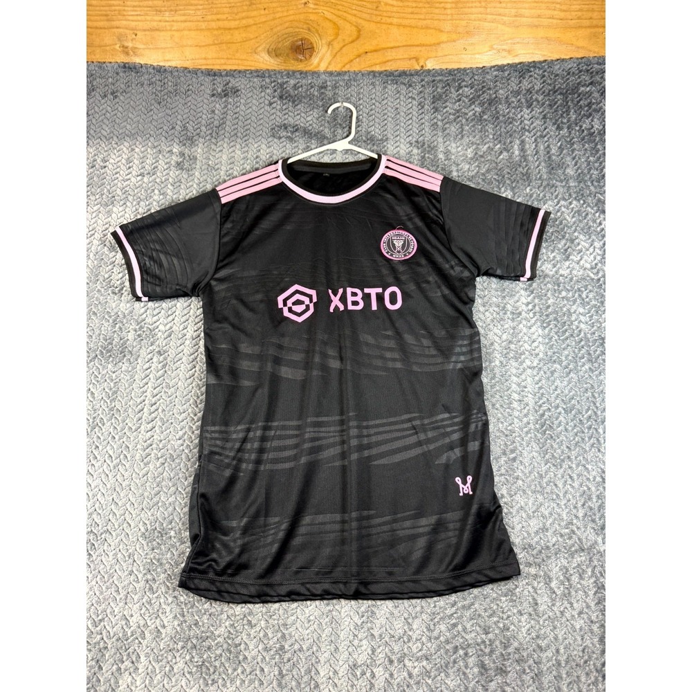 MLC 2023-24 Inter Miami CF Football Jersey Mens XL Black Lionel Messi #10 Adidas